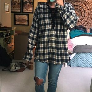 LF Furst of a Kind Lace Up Flannel
